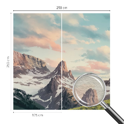 Fototapeta z motivom gorske panorame