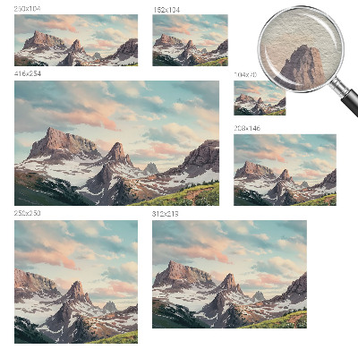Fototapeta z motivom gorske panorame