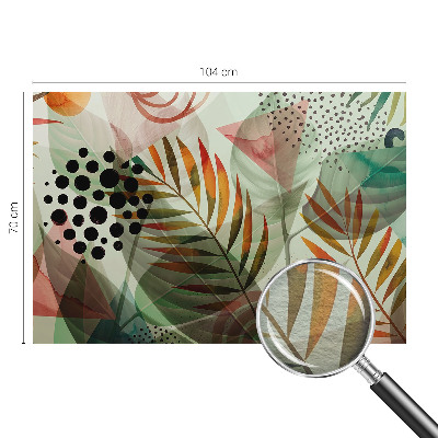 Flis fototapeta Abstraktni listi