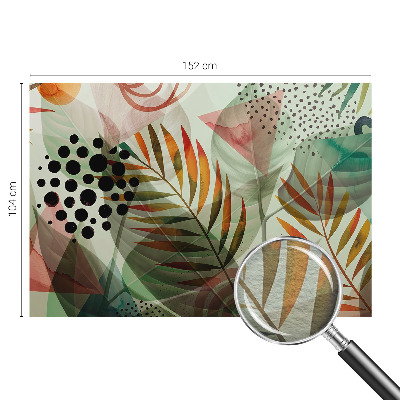 Flis fototapeta Abstraktni listi