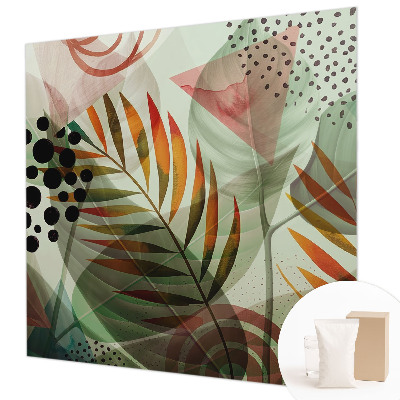 Flis fototapeta Abstraktni listi