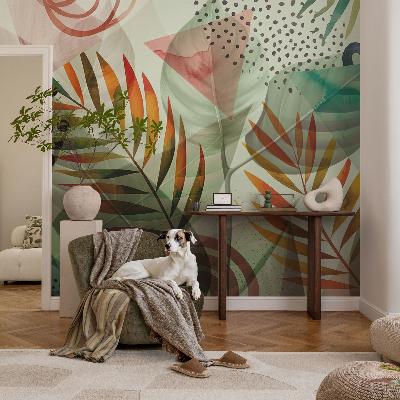 Flis fototapeta Abstraktni listi