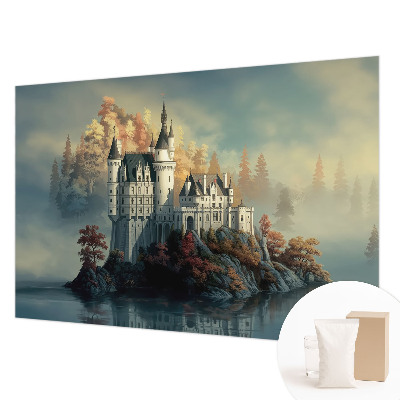 Tiskana fototapeta flis s motivom pravljičnega gradu