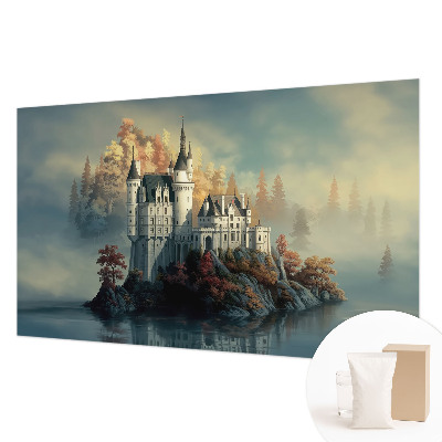 Tiskana fototapeta flis s motivom pravljičnega gradu