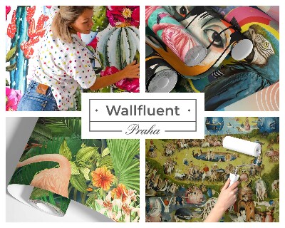 Tiskana fototapeta flis Abstraktni valovi