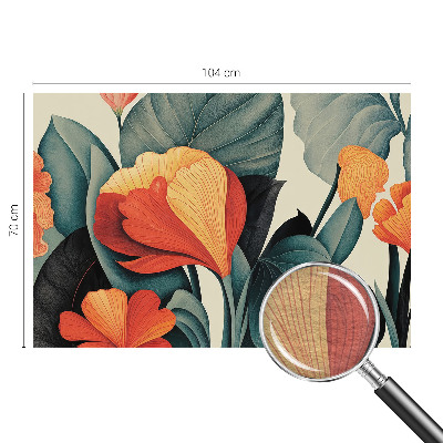 Fototapeta po meri Barvite rože