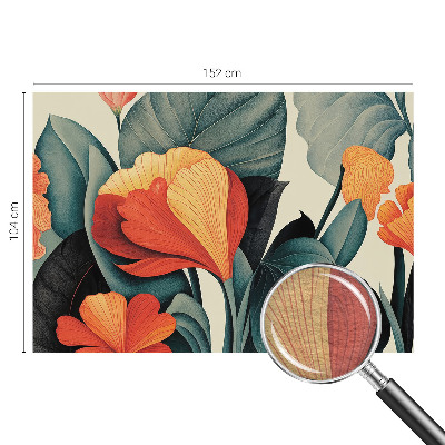 Fototapeta po meri Barvite rože