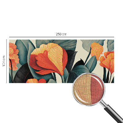 Fototapeta po meri Barvite rože