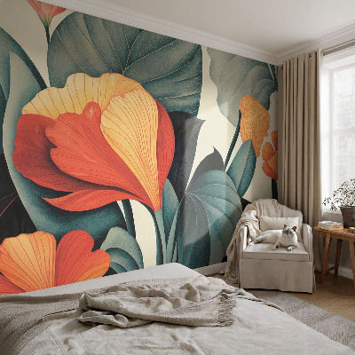 Fototapeta po meri Barvite rože