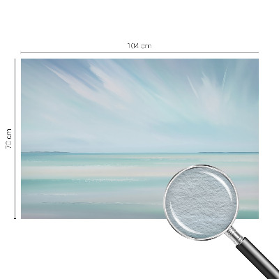 Fototapeta za dnevno sobo z motivom mirnega morja