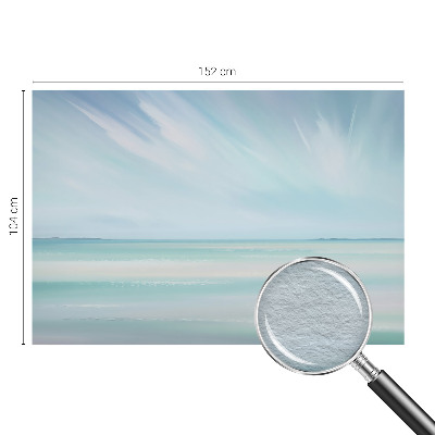 Fototapeta za dnevno sobo z motivom mirnega morja