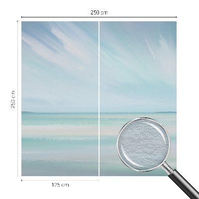 Fototapeta za dnevno sobo z motivom mirnega morja