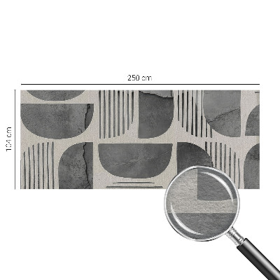 Fototapeta za spalnico z geometrijskim vzorcem