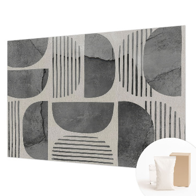 Fototapeta za spalnico z geometrijskim vzorcem