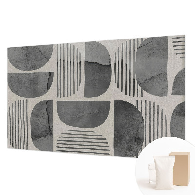 Fototapeta za spalnico z geometrijskim vzorcem