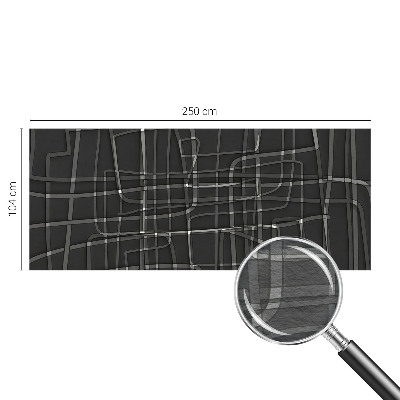 Flis fototapeta za otroško sobo z abstraktnimi črtami
