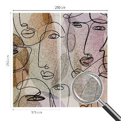 Visokokakovostna fototapeta Linearne ploskve