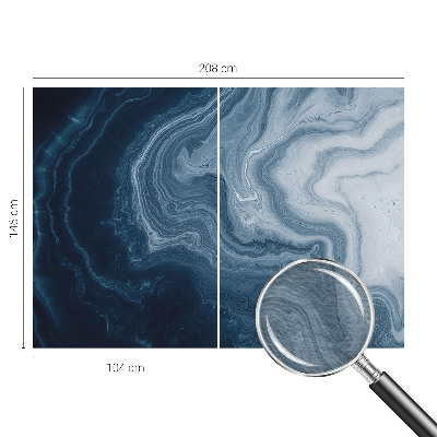 Moderna fototapeta Modri ​​valovi