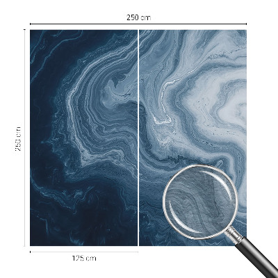Moderna fototapeta Modri ​​valovi