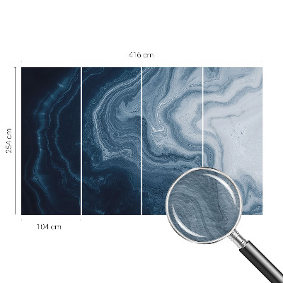 Moderna fototapeta Modri ​​valovi