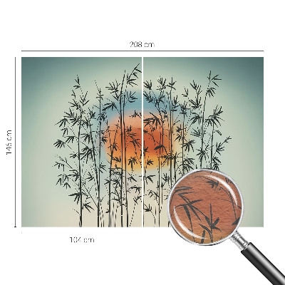 Dekorativna fototapeta z motivom harmoničnega zahoda