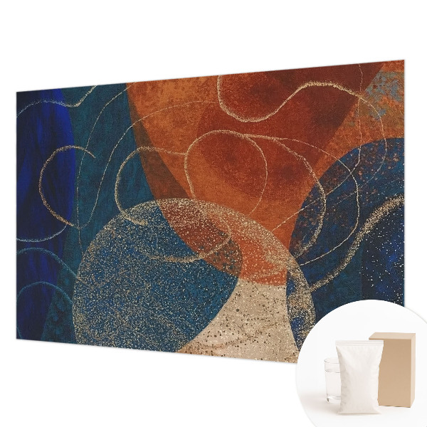 Flis fototapeta Barvite oblike