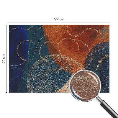 Flis fototapeta Barvite oblike