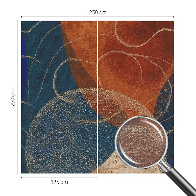 Flis fototapeta Barvite oblike