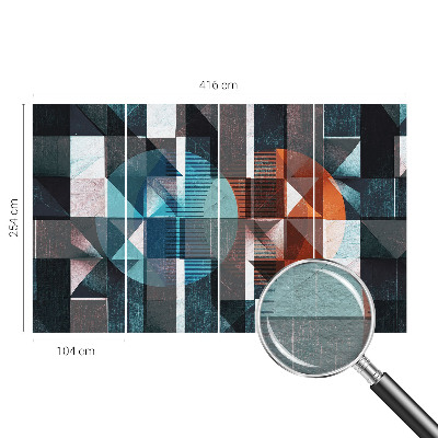 Fototapeta za dnevno sobo Abstraktne oblike