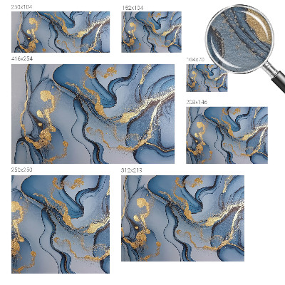 Fototapeta po meri Modri ​​valovi