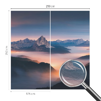 Fototapeta za spalnico z motivom vzhajajočega sonca