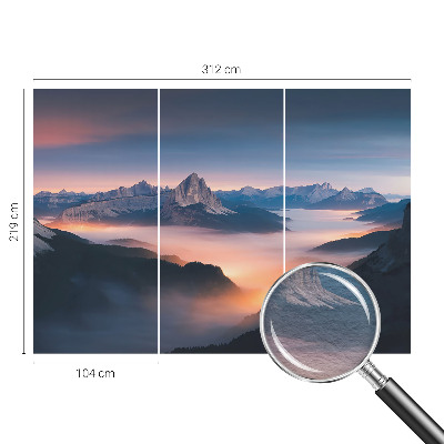 Fototapeta za spalnico z motivom vzhajajočega sonca