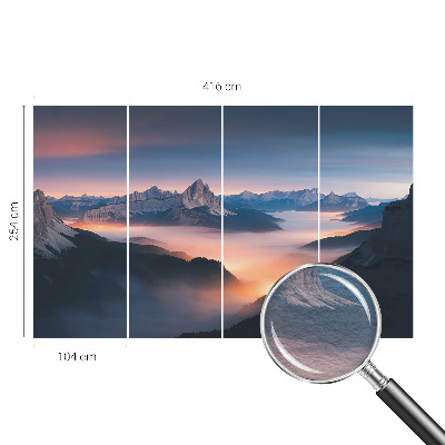 Fototapeta za spalnico z motivom vzhajajočega sonca