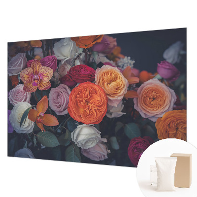 Flis fototapeta za otroško sobo Barvit šopek