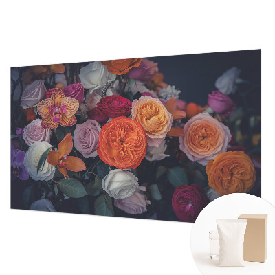 Flis fototapeta za otroško sobo Barvit šopek