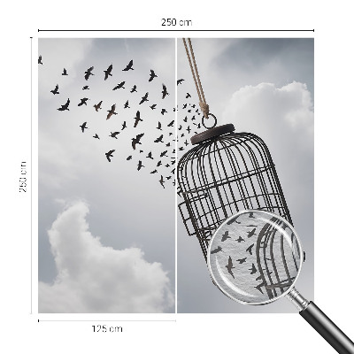 Moderna fototapeta z motivom letečih ptic
