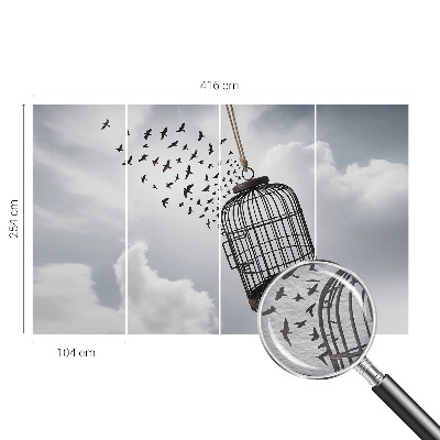 Moderna fototapeta Leteče ptice