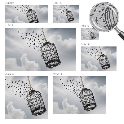 Moderna fototapeta Leteče ptice