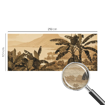 Fototapeta za steno z motivom tropske panorame