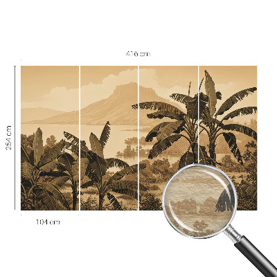 Fototapeta za steno z motivom tropske panorame