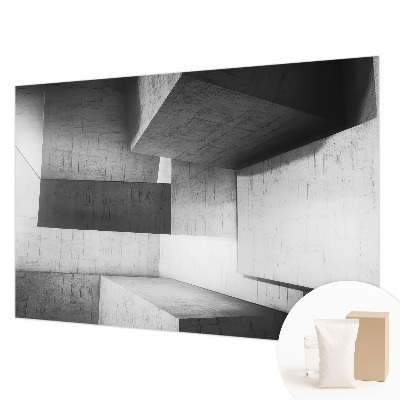 Stenska dekoracija fototapeta z geometrijskim motivom s tridimenzionalnim učinkom