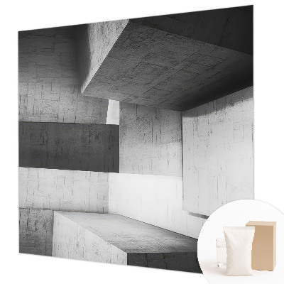 Stenska dekoracija fototapeta z geometrijskim motivom s tridimenzionalnim učinkom