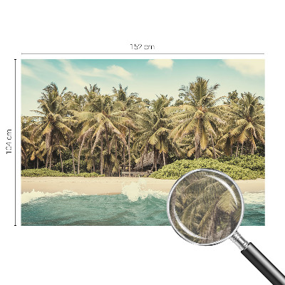 Tiskana fototapeta flis s motivom tropske plaže