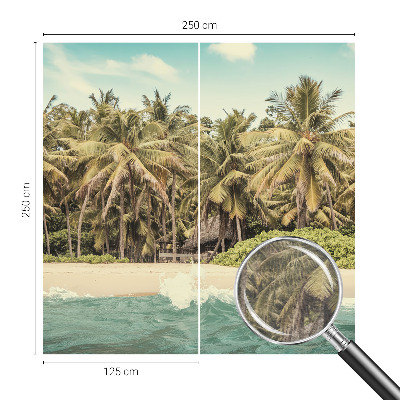 Tiskana fototapeta flis s motivom tropske plaže