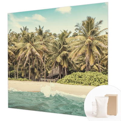 Tiskana fototapeta flis s motivom tropske plaže