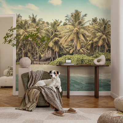 Tiskana fototapeta flis s motivom tropske plaže