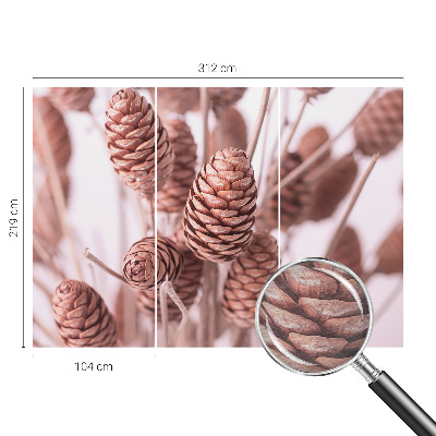 Stenska fototapeta flis z motivom naravne elegance
