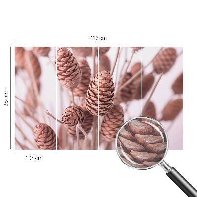 Stenska fototapeta flis z motivom naravne elegance