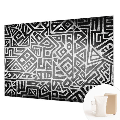 Moderna fototapeta z geometrijskim labirintnim motivom