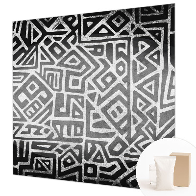 Moderna fototapeta z geometrijskim labirintnim motivom